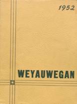 Weyauwega High School 1952 yearbook cover photo