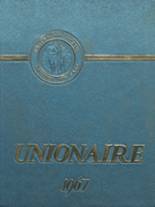 1967 Union County High School Yearbook from Morganfield, Kentucky cover image