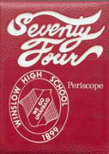Winslow High School 1974 yearbook cover photo