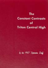 Triton Central High School 1967 yearbook cover photo