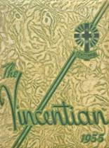 St. Vincent's Academy 1955 yearbook cover photo