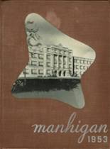 Mansfield High School 1953 yearbook cover photo