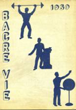 Battle Creek Academy 1959 yearbook cover photo