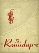 Grandfalls-Royalty High School 1951 yearbook cover photo