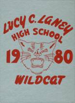 Laney High School 1980 yearbook cover photo