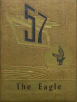 Brock High School 1957 yearbook cover photo