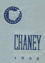 Chaney High School 1953 yearbook cover photo