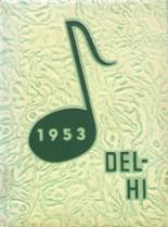 Pike-Delta-York High School 1953 yearbook cover photo