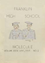 Franklin High School 1955 yearbook cover photo