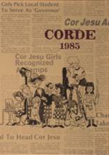 Cor Jesu Academy 1985 yearbook cover photo