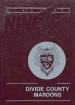 1990 Divide County High School Yearbook from Crosby, North Dakota cover image