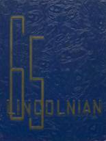 Lincoln High School 1965 yearbook cover photo
