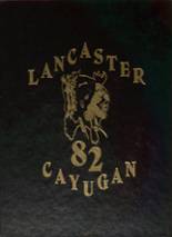 Lancaster High School 1982 yearbook cover photo