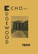 Edgewood High School 1940 yearbook cover photo