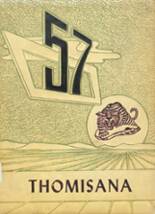 Thomasville High School 1957 yearbook cover photo