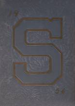 Shoemaker High School 1954 yearbook cover photo