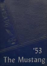 Megargel High School 1953 yearbook cover photo