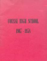 1958 Coesse High School Yearbook from Columbia city, Indiana cover image