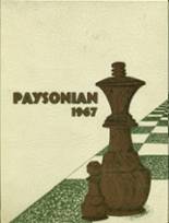 Payson High School 1967 yearbook cover photo