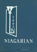 Niagara Falls High School 1963 yearbook cover photo