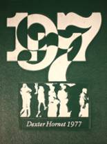 Dexter Junior High School 1977 yearbook cover photo