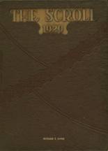 Washington High School 1929 yearbook cover photo