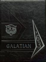Galatia Community High School 1963 yearbook cover photo
