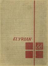 Elyria High School 1966 yearbook cover photo