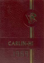 Carlinville High School 1969 yearbook cover photo