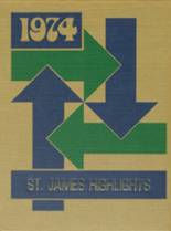 St. James School 1974 yearbook cover photo