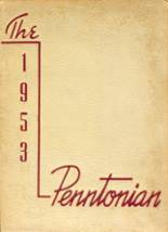 Penn Hall Junior College and Preparatory School 1953 yearbook cover photo