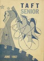 William Howard Taft High School 410 1957 yearbook cover photo