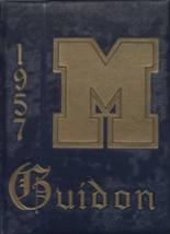 Marist School 1957 yearbook cover photo