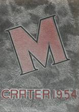Medford High School 1954 yearbook cover photo