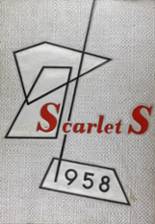 Shelby High School 1958 yearbook cover photo