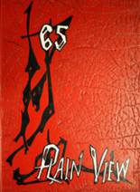 Plainview High School 1965 yearbook cover photo