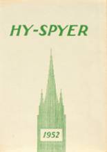 Highspire High School 1952 yearbook cover photo