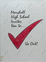 Marshall High School 1987 yearbook cover photo