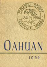 Punahou School 1954 yearbook cover photo