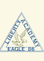 Liberty Academy 1986 yearbook cover photo