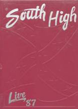 1987 Sullivan South High School Yearbook from Kingsport, Tennessee cover image