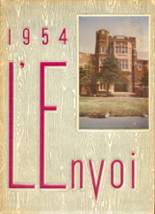 Roosevelt High School 1954 yearbook cover photo