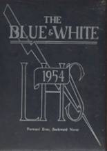 Lawrence High School 1954 yearbook cover photo