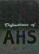 Alliance High School 1991 yearbook cover photo