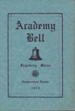 Fryeburg Academy 1924 yearbook cover photo