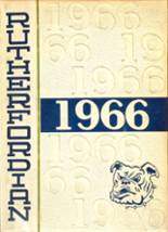 Rutherford High School 1966 yearbook cover photo