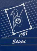 1987 St. John's High School Yearbook from Ennis, Texas cover image