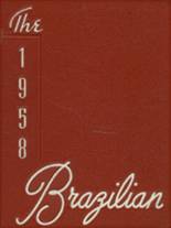 Brazil High School 1958 yearbook cover photo