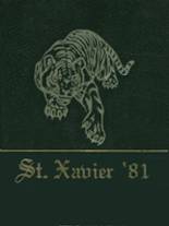 St. Xavier High School 1981 yearbook cover photo