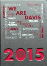 Davis High School 2015 yearbook cover photo